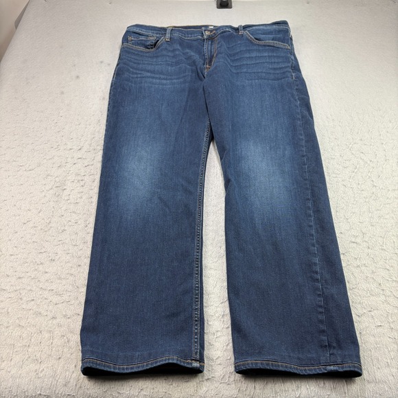 7 For All Mankind Jeans Mens 38x29 Blue‎ Standard Straight Leg Denim - Picture 1 of 10